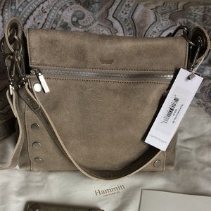 Hammitt Bryant Medium Pewter Purse  NWT